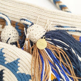 guanabana 巾着バッグ ショルダーバッグ フリンジ トートバッグ マルチカラー レディース グアナバナ【中古】5-1103G∞