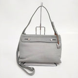 SKAGEN 牛革 レザー ショルダーバッグ ブルーグレー レディース スカーゲン【中古】5-1103G∞