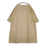 45R/45rpm HERITAGE ポプリンの馬比古ドレス 定価27500円 コットン ワンピース ベージュ レディース フォーティーファイブアールピーエム【中古】5-1105M∞