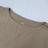 45R/45rpm HERITAGE ポプリンの馬比古ドレス 定価27500円 コットン ワンピース ベージュ レディース フォーティーファイブアールピーエム【中古】5-1105M∞