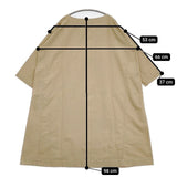 45R/45rpm HERITAGE ポプリンの馬比古ドレス 定価27500円 コットン ワンピース ベージュ レディース フォーティーファイブアールピーエム【中古】5-1105M∞