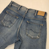 caqu 26006 日本製 ジーンズ デニムパンツ ライトブルー レディース サキュウ【中古】5-1105G∞