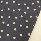 45R/45rpm ドット柄 ストレッチ パンツ ネイビー ホワイト レディース フォーティーファイブアールピーエム【中古】5-1105G∞