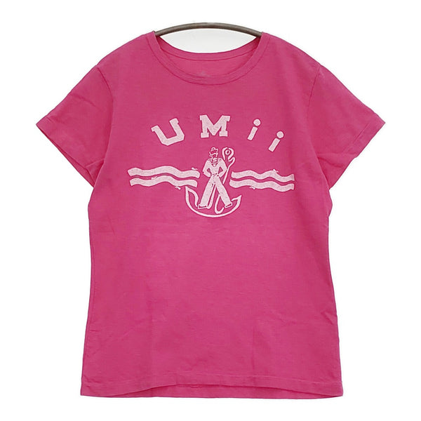 45R/45rpm 45星 サイズ2 半袖Ｔシャツ カットソー ピンク レディース フォーティーファイブアールピーエム【中古】5-0809S♪