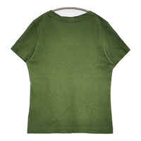 45R/45rpm Vネック サイズ2 無地 半袖Ｔシャツ カットソー グリーン レディース フォーティーファイブアールピーエム【中古】5-0809S♪