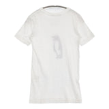 R&D.M.Co- ペンギン柄 サイズM チュニック ロング 半袖Ｔシャツ カットソー ホワイト レディース オールドマンズテーラー【中古】5-0809S♪