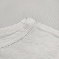 R&D.M.Co- ペンギン柄 サイズM チュニック ロング 半袖Ｔシャツ カットソー ホワイト レディース オールドマンズテーラー【中古】5-0809S♪
