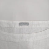 fog linen work リネン フレンチスリーブ ブラウス シャツ ホワイト レディース フォグリネンワーク【中古】5-0809S♪