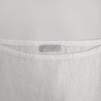 fog linen work リネン 五分袖 ハーフスリーブ ブラウス シャツ ホワイト レディース フォグリネンワーク【中古】5-0809S♪