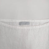 fog linen work リネン 五分袖 ハーフスリーブ ブラウス シャツ ホワイト レディース フォグリネンワーク【中古】5-0809S♪