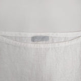 fog linen work リネン 五分袖 ハーフスリーブ ブラウス シャツ ホワイト レディース フォグリネンワーク【中古】5-0809S♪