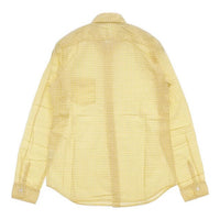 美品 プランテーション ギンガムチェック コットンシャツ イエロー 近年 美品 プランテーション ギンガムチェック コットンシャツ イエロー 近年
