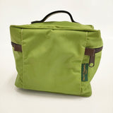 Herve Chapelier バニティポーチ メイク 小物入れ ナイロン 化粧ポーチ ライトグリーン レディース エルベ・シャプリエ【中古】5-1103G∞