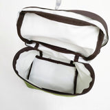 Herve Chapelier バニティポーチ メイク 小物入れ ナイロン 化粧ポーチ ライトグリーン レディース エルベ・シャプリエ【中古】5-1103G∞