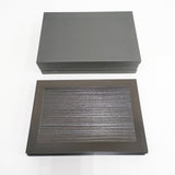 大館工芸社 オオダテコウゲイシャ 未使用品 秋田杉 取皿 黒塗 4枚セット 皿 ブラック レディース【中古】5-1108G◎