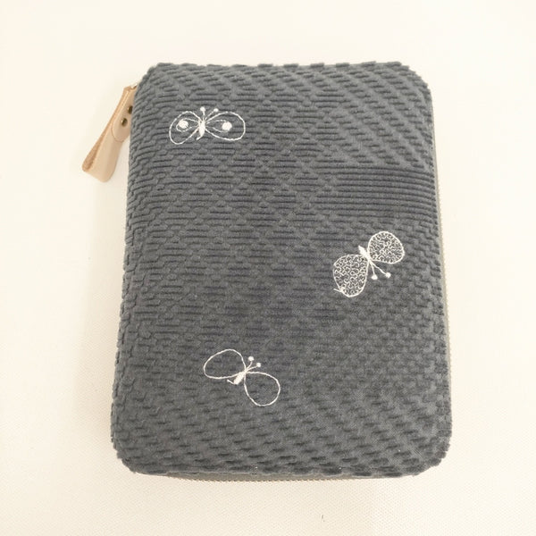 mina perhonen/ほぼ日 未使用品 2023年 choucho navy 手帳カバー ネイビー レディース ミナペルホネン/ほぼ日【中古】5-0828G◎