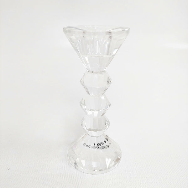 ZODAX ゾダックス 未使用品 クリスタルガラス キャンドル立て インテリアその他 クリア レディース【中古】5-1108G◎