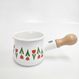 アデリアレトロ 未使用品 ホーロープチミルクパン コレック チューリップ 鍋 その他雑貨 ホワイト レディース【中古】5-1108G◎