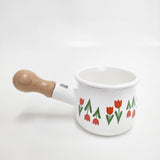 アデリアレトロ 未使用品 ホーロープチミルクパン コレック チューリップ 鍋 その他雑貨 ホワイト レディース【中古】5-1108G◎