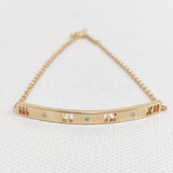 TIFFANY&Co. アトラスバー ブレスレット ダイヤモンド Au750 18K PG ピンクゴールド 金 ブレスレット ゴールド レディース ティファニー【中古】5-0828G◎