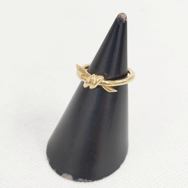 TIFFANY&Co. ノット リング Au750 18K イエローゴールド 金 YG リング・指輪 ゴールド レディース ティファニー【中古】5-0828G◎