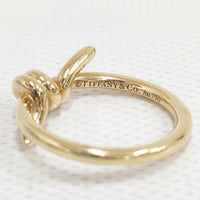 TIFFANY&Co. ノット リング Au750 18K イエローゴールド 金 YG リング・指輪 ゴールド レディース ティファニー【中古】5-0828G◎