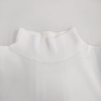 Spick and Span Noble バルーンスリーブニット 定価14300円 ハイネック 23SS ホワイト レディース スピック＆スパン ノーブル【中古】5-0815M♪