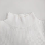 Spick and Span Noble バルーンスリーブニット 定価14300円 ハイネック 23SS ホワイト レディース スピック＆スパン ノーブル【中古】5-0815M♪