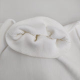 Spick and Span Noble バルーンスリーブニット 定価14300円 ハイネック 23SS ホワイト レディース スピック＆スパン ノーブル【中古】5-0815M♪
