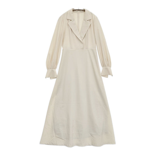 Spick and Span Noble ジャケットワンピース 定価19800円 ワンピース 23AW ベージュ レディース スピック＆スパン ノーブル【中古】5-1026M♪