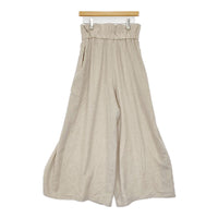 Spick and Span Noble ペーパーバッグタックワイドパンツ 38 定価23100円 24SS ベージュ レディース スピック＆スパン ノーブル【中古】5-0815M♪