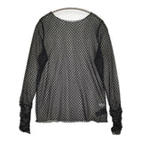 SLOBE IENA フラワーチュールシャーリングプルオーバー 定価6050円 カットソー 24AW ブラック レディース スローブイエナ【中古】5-0815M♪