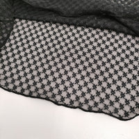 SLOBE IENA フラワーチュールシャーリングプルオーバー 定価6050円 カットソー 24AW ブラック レディース スローブイエナ【中古】5-0815M♪