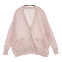 UNITED ARROWS サイドスリット カーディガン 定価16500円 カーディガン ピンク レディース ユナイテッドアローズ【中古】5-0819M♪
