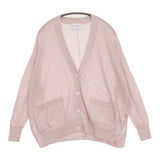 UNITED ARROWS サイドスリット カーディガン 定価16500円 カーディガン ピンク レディース ユナイテッドアローズ【中古】5-0819M♪
