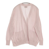 UNITED ARROWS サイドスリット カーディガン 定価16500円 カーディガン ピンク レディース ユナイテッドアローズ【中古】5-0819M♪