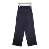 allureville サイド釦ワイドパンツ 定価26400円 パンツ ネイビー レディース アルアバイル【中古】5-1126G∞