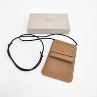 MOLINI Phone Shoulder Wallet 定価42900円 財布 ショルダーウォレット ポシェット キャメル レディース モリニ【中古】5-0815G♪