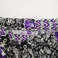 THE NORTH FACE PURPLE LABEL Flower Printed Field Tiered Skirt ロングスカート 25SS ブラック ノースフェイスパープルレーベル【中古】5-0815M♪