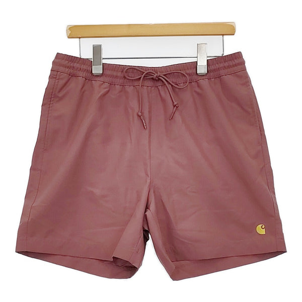 Carhartt 新品 CHASE SWIM TRUNKS M チェイススイムトランクス 定価12100円 ショートパンツ ショーツ ピンク メンズ カーハート【中古】5-0815S♪