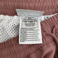 Carhartt 新品 CHASE SWIM TRUNKS M チェイススイムトランクス 定価12100円 ショートパンツ ショーツ ピンク メンズ カーハート【中古】5-0815S♪