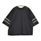 noa-ge ノアジェ A5317-9775 サイズL シルケット 半袖Ｔシャツ カットソー ブラック レディース【中古】5-0819S♪