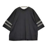 noa-ge ノアジェ A5317-9775 サイズL シルケット 半袖Ｔシャツ カットソー ブラック レディース【中古】5-0819S♪