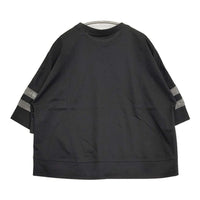 noa-ge ノアジェ A5317-9775 サイズL シルケット 半袖Ｔシャツ カットソー ブラック レディース【中古】5-0819S♪
