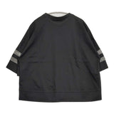 noa-ge ノアジェ A5317-9775 サイズL シルケット 半袖Ｔシャツ カットソー ブラック レディース【中古】5-0819S♪