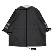 noa-ge ノアジェ A5317-9775 サイズL シルケット 半袖Ｔシャツ カットソー ブラック レディース【中古】5-0819S♪