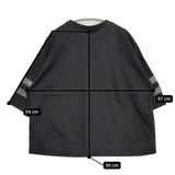 noa-ge ノアジェ A5317-9775 サイズL シルケット 半袖Ｔシャツ カットソー ブラック レディース【中古】5-0819S♪