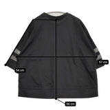 noa-ge ノアジェ A5317-9775 サイズL シルケット 半袖Ｔシャツ カットソー ブラック レディース【中古】5-0819S♪
