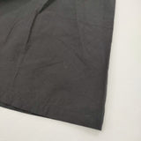 gungendo 里山パレット 24501502 コットン シャツワンピ ギャザー ワンピース ブラック レディース 群言堂【中古】5-1031M♪