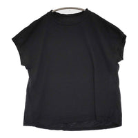 gungendo ヴィンテージコットンプルオーバー 深山嫁菜 定価13200円 半袖Ｔシャツ カットソー 24SS ブラック レディース 群言堂【中古】5-0815S♪